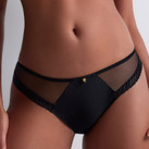 Aubade Sheer Emotion Brazilian Slip Black