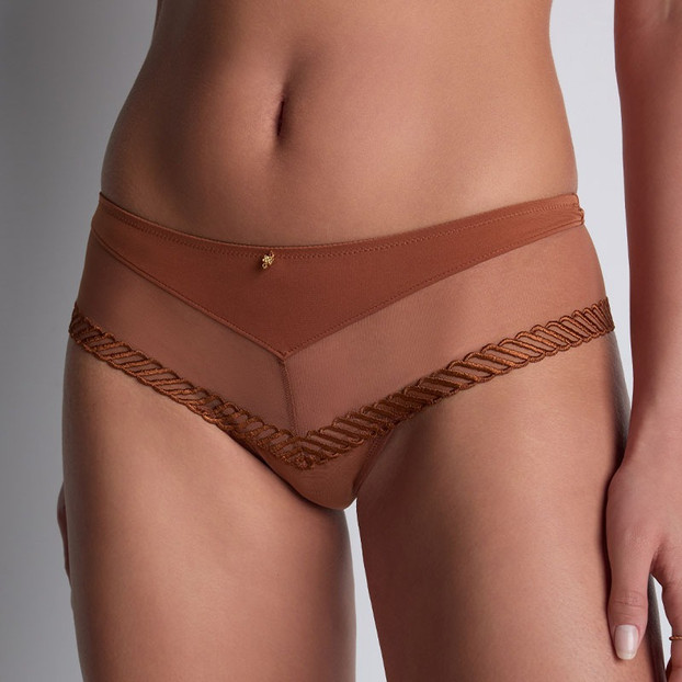 Aubade Sheer Emotion Hotpants Honey