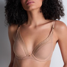 Aubade Sheer Emotion Plunge BH Sand