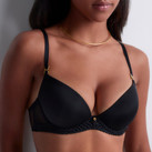 Aubade Sheer Emotion Push-up BH Black
