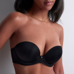 Aubade Sheer Emotion Strapless BH Black