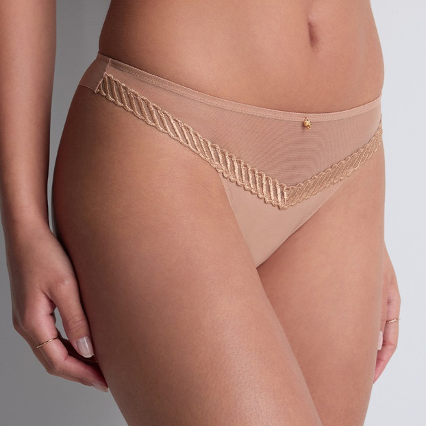 Aubade Sheer Emotion String Sand