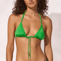 Shimmering Solids Triangle Bikinitop