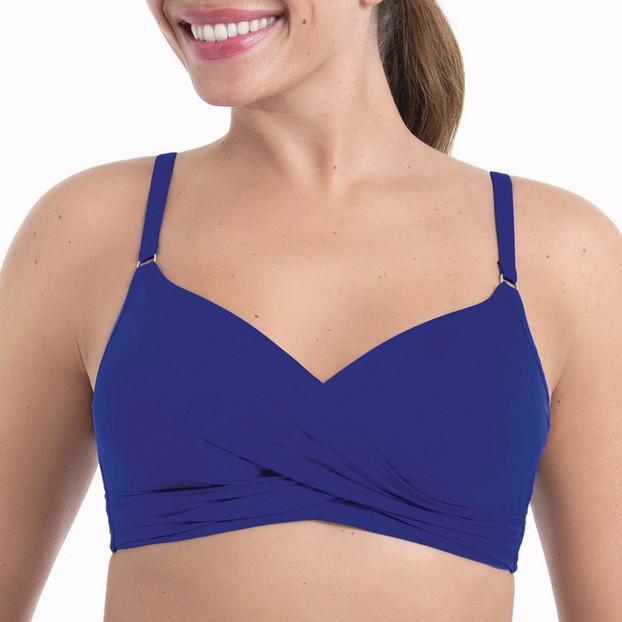 Anita Care Swim Shiny Basics Prothese Bikinitop Blue Violet