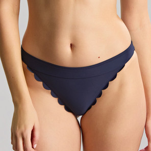 Panache Swim Signature Scallop Bikinibroekje Ink Blue