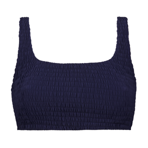 Annadiva Swim Smocky Bralette Bikinitop Midnight
