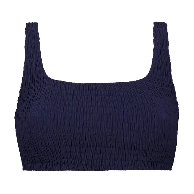 Annadiva Swim Smocky Bralette Bikinitop Midnight