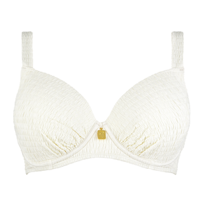 Annadiva Swim Smocky Voorgevormde Balconette Bikinitop Off White