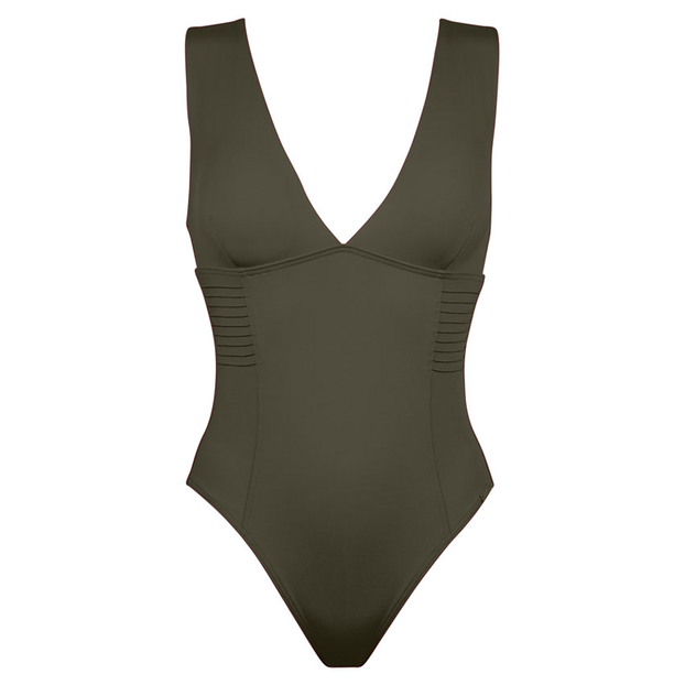 Maryan Mehlhorn Softline V-Neck Badpak Avocado