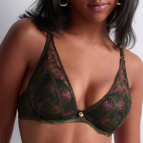 Aubade Sound Of Heart Voorgevormde Plunge BH Dark Garden