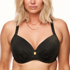 Annadiva Swim Sparkling Black Voorgevormde Balconette Bikinitop Black