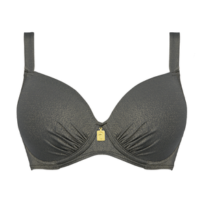 Annadiva Swim Sparkling Jungle Voorgevormde Balconette Bikinitop Seagreen