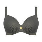 Annadiva Swim Sparkling Jungle Voorgevormde Balconette Bikinitop Seagreen
