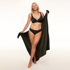 Annadiva Swim Sparkling Black Pareo Black
