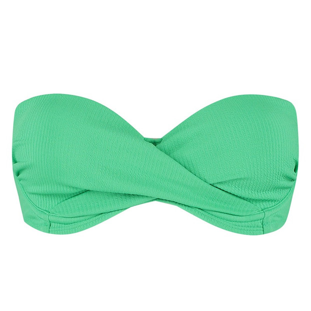 Beachlife Spring Green Bandeau Bikinitop