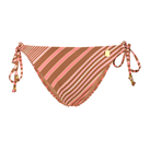 Annadiva Swim Stripe Lurex Strikbroekje Caramel