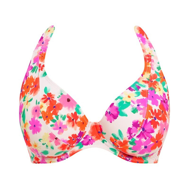 GORGLITTER Bikini Dames Set Driehoek Bikini Met Bloemen Halter Bikini Set Boho Bikini Tweedelig Badpak Badmode, roze, M