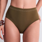 Aubade Badmode Summer Stars Hoog Bikinibroekje Khaki