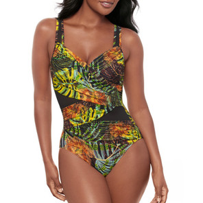 Miraclesuit Sunset Islet Madero Badpak Black Multi