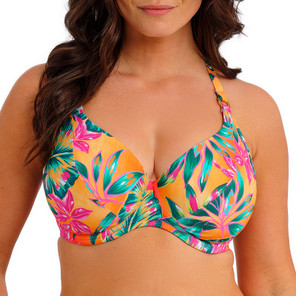 Fantasie Swim Sunset Reef Halter Bikinitop Heatwave