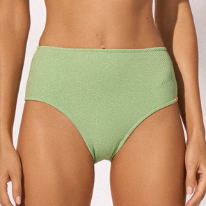 Watercult Swim Sparkle Hoog Bikinibroekje Sage Shimmer