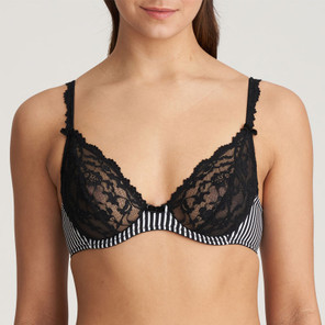 Marie Jo Sydny Plunge BH Tuxedo Black