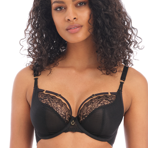Freya Temptress Plunge BH Black