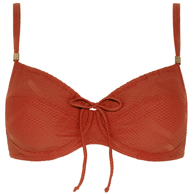 Cyell Texture Beugel Bikinitop Terra