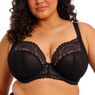 Elomi Lingerie Tiernie Plunge BH Black
