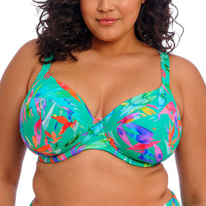 Elomi Badmode Toyama Tides Plunge Bikinitop Jade
