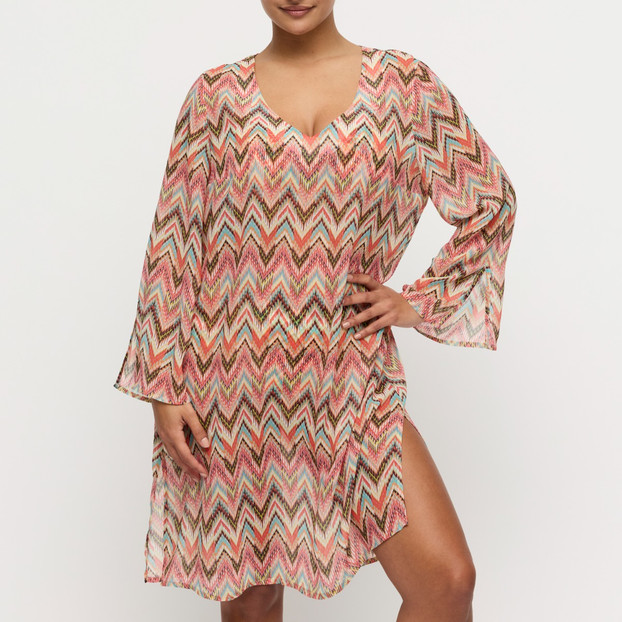 Primadonna Swim Tubou Kaftan Ikat Summer
