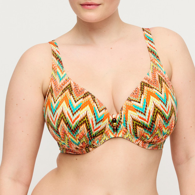 Primadonna Swim Tubou Plunge Bikinitop Ikat Summer