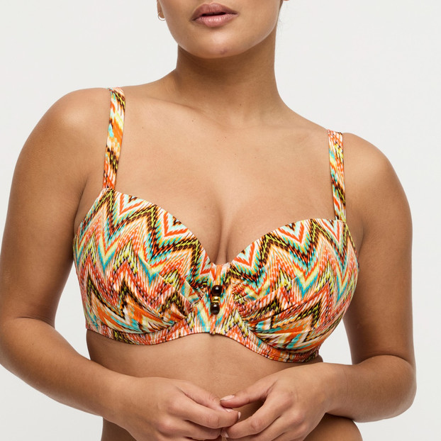 Primadonna Swim Tubou Voorgevormde Balconette Bikinitop Ikat Summer