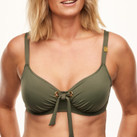Annadiva Swim Under the Olive Tree Full Cup Bikinitop Olive