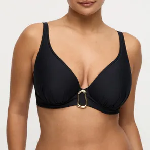 Primadonna Swim Uvita Plunge Bikinitop Zwart