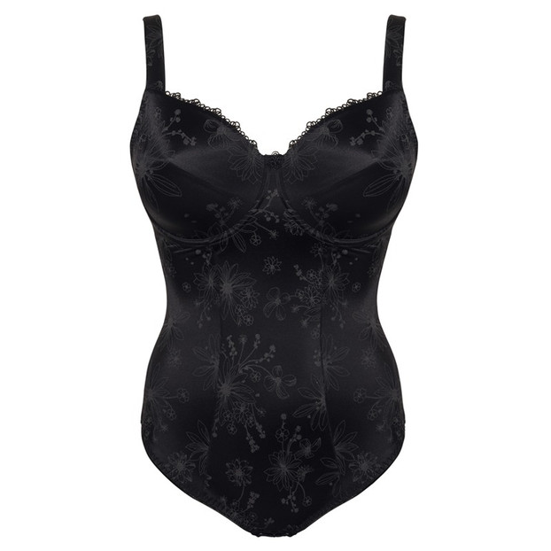 Ulla Viola Body met Beugel Zwart