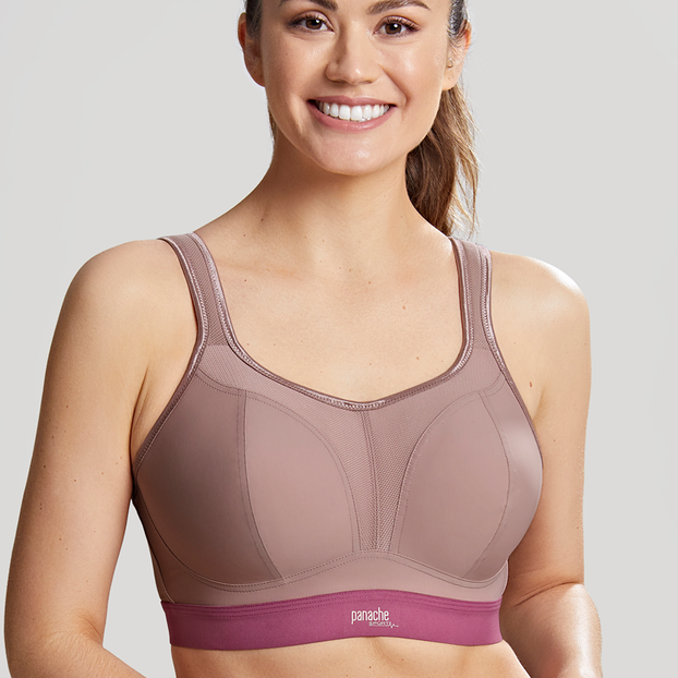 Panache Voorgevormde Sport BH Zonder Beugels Warm Taupe