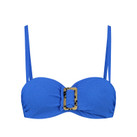 Cyell Badmode Wavy Blue Bandeau Bikinitop