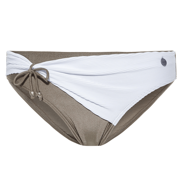 Beachlife White Hoog Bikinibroekje