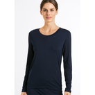 Hanro Yoga Longsleeve Shirt Deep Navy