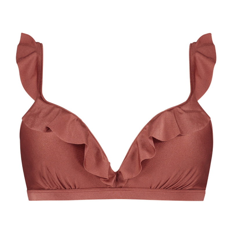 Beachlife Red Shine Full Cup Bikini Top