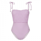Lilac Check Badpak