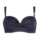 Midnight Sparkle Bandeau Bikinitop