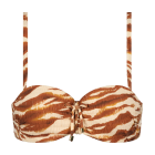 True Zebra Bandeau Bikinitop