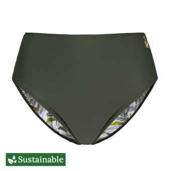 Plain Hoog Bikinibroekje