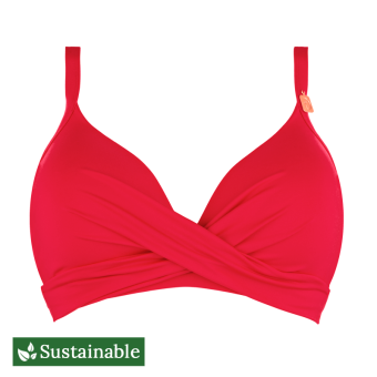 Cherry Pink Twist Bikinitop