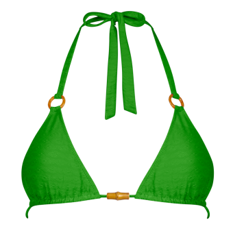 Bamboo Solids Triangle Bikinitop