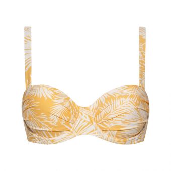Palm Glow Bandeau Bikinitop