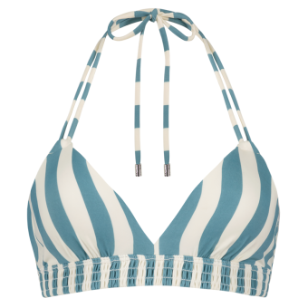 Bella Stripe Padded Triangle Bikinitop