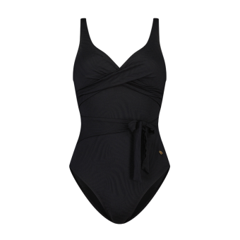 Black Swirl Overslag Badpak